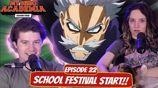 GENTLE GOES ALL OUT  My Hero Academia Season 4 Wife Reaction  Ep 4x22 “School Festival Start”