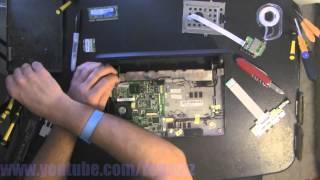 ASUS EEEPC 1005HAB take apart disassemble how-to video nothing left
