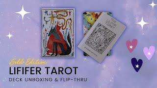 LILIFER TAROT-GOLD EDITION UNBOXING & FLIP-THRU