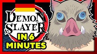 Demon Slayer in 6 MINUTEN  Anime in Minuten GermanDeutsch