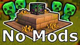 How to Make a CREEPER SPAWNER From MINECRAFT LEGENDS in Vanilla Minecraft