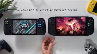 ASUS ROG Ally X vs. Lenovo Legion Go - Choose Wisely