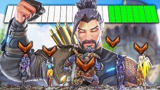 Can 1 Top 500 Hanzo defeat 5 Bronze Players? Overwatch 2