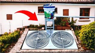 I Never Have to Buy Gas or Electric Again  How to Get Hot Water from PEX tube and Plastic Bottles