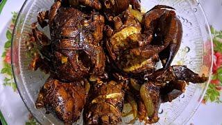 Kekura Crab fry Recipe  Assamese style 