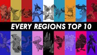 The 10 BEST Pokémon of EVERY REGION to me