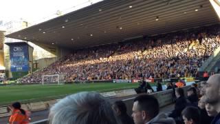 Wolves vs Leeds 4-3 The South bank fans singing 642015