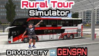 Davao  ️ Gensan  Rural Tour    BUS SIMULATOR