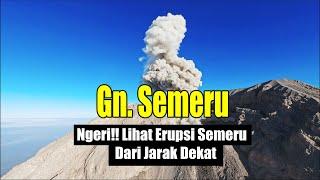 AMAZING  THIS IS WHAT THE SEMERU ERUPTION LOOKS LIKE FROM A CLOSE DISTANCE