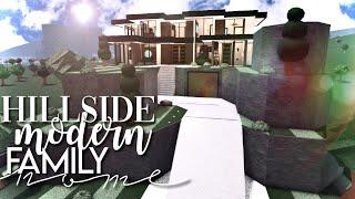 Bloxburg Hillside Modern Dark Family Home 104k  No large plot & No Advanced Placing  House Build