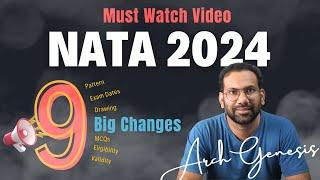 🟢9 Most Important Changes Updates in NATA   202425  ArchGenesis NATA Preparation