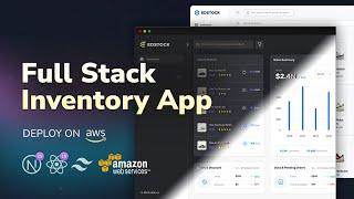 Build Nextjs Inventory Management Dashboard & Deploy on AWS  Postgres Node Tailwind EC2 RDS S3