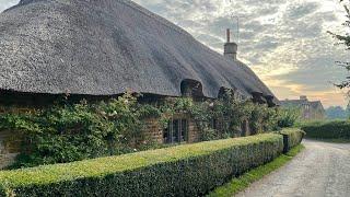 COTSWOLDS ENGLAND Early Morning WALK Through a Thatched Village