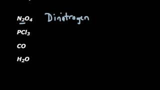 Nomeclature 2 - Binary Molecular