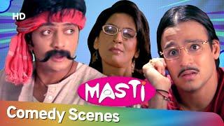 Non Stop Comedy Scenes Masti  Ritiesh Deshmukh - Archana Puran Singh - Ajay Devgan - Vivek Oberoi