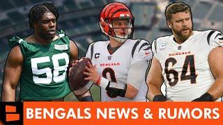 Bengals Rumors Joe Burrow On Injuries Sign Carl Lawson? + Ted Karras A Top 5 Center?