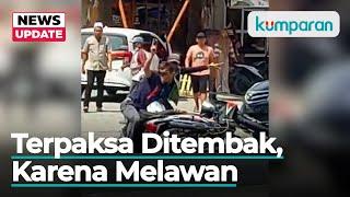 Tegang Detik-Detik Residivis Curanmor Ditembak Polisi di Lampung
