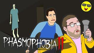 18+ КУПЛИНОВ И ДАНГАР нашли ПРИЗРАКА  phasmophobia анимация №2 Мульткадр