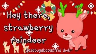 Strawberry Reindeer Lyrics + Cover Video  Cover by Gesa **STRAWBERRY CHRISTMAS SPECIAL**
