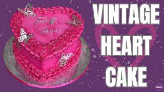 Decorate This HEART CAKE With Only 3 PIPING TIPS