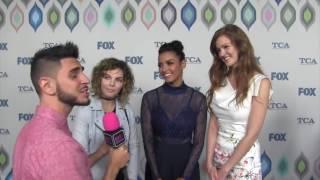 Camren Bicondova Jessica Lucas & Maggie Geha - interview Gotham 2016