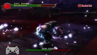 Kano Uses Scorpion Moves Vs Subzero - Mortal Kombat Shaolin Monks