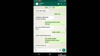 chat wa mantan sampai kayak gini ternyata