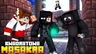 ZA TĘ AKCJĘ DOSTALIŚMY BANA NA KM...  KWADRATOWA MASAKRA MINECRAFT