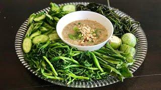 Khmer Fish Dip  Tuk Kroeung  ទឹកគ្រឿងអន្លក់ខ្ចី