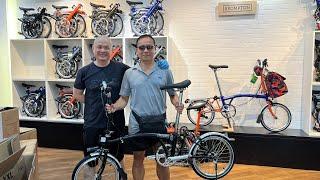 LIOW VIDEO Bought Brompton C Line as my LAST Bicycle 购买小布折叠自行车