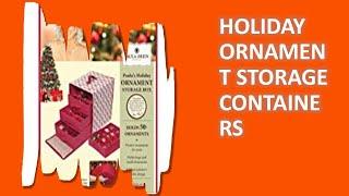 Most Wanted 5 Holiday Ornament Storage Containers You Can Get it Now