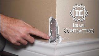 Sheetrock drywall Corner bead repair tutorial