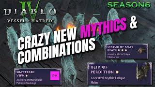 NEW MYTHIC UNIQUES - Crazy New Combinations for Vessel of Hatred Diablo 4