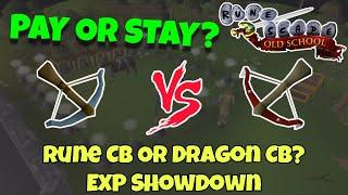 Pay or Stay #31  Rune CB vs Dragon CB Rematch  OSRS NMZ