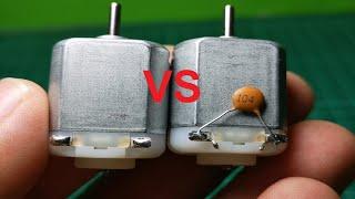 Why are capacitors used in motors ?