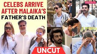 Malaika Arora Father Death Malaika -Amrita Arora In TEARS  Arjun Kapoor Arbaaz Khan Saif-Kareena