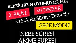 Bebeğiniz uyumuyor mu?Nebe süresi *bebekleri sakinleştirici* 2 saat kesintisiz GECE MODU SİYAH EKRAN