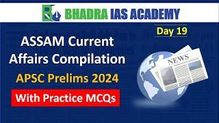 APSC PRELIMS 2024 CURRENT AFFAIRS  -  Day 19  APSC  UPSC  Best APSC and UPSC Coaching in Guwahati