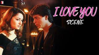 I Love You Rahul  Scene  Dil To Pagal Hai  Shah Rukh Khan Madhuri Dixit  Yash Chopra