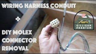Electrical Conduit and How to Remove Molex Pins School Bus Conversion Ep 14