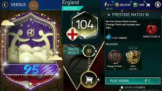 PRESTIGE TIER 10 95 OVR WORLD CUP MASTER - UPGRADING TO 104 OVR WORLD CUP SQUAD IN FIFA MOBILE 18