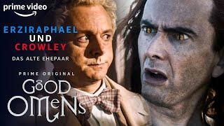 Aziraphale und Crowley streiten sich wie ein altes Ehepaar  Good Omens  Prime Video DE