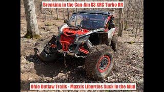 2022 Can-Am X3 XRC Turbo RR - First Trail Ride - Mud Climbs and Rocks