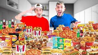 Who Can GAIN the MOST WEIGHT in 24 HOURS - 100000 Calorie Challenge vs FaZe Rug