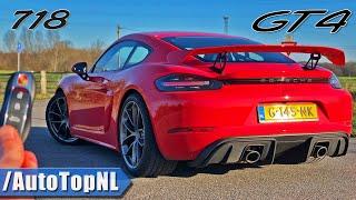 PORSCHE 718 GT4 REVIEW on AUTOBAHN NO SPEED LIMIT by AutoTopNL