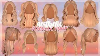 MY FAVORITE BLONDE ROBLOX HAIR *links and codes*