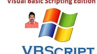 VBScript Tutorial 1 Overview of of VBScript