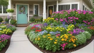 75 Bright and Beautiful Front Yard Flower Bed Ideas  Get Creative with Your Curb Appeal