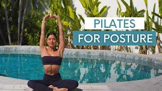 25 MIN PILATES WORKOUT  Pilates For Better Posture & A Healthy Spine Moderate