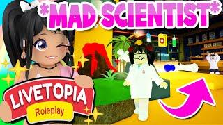 *3 FREE ITEMS* SECRET MAD SCIENTIST LAB in LIVETOPIA Roleplay roblox